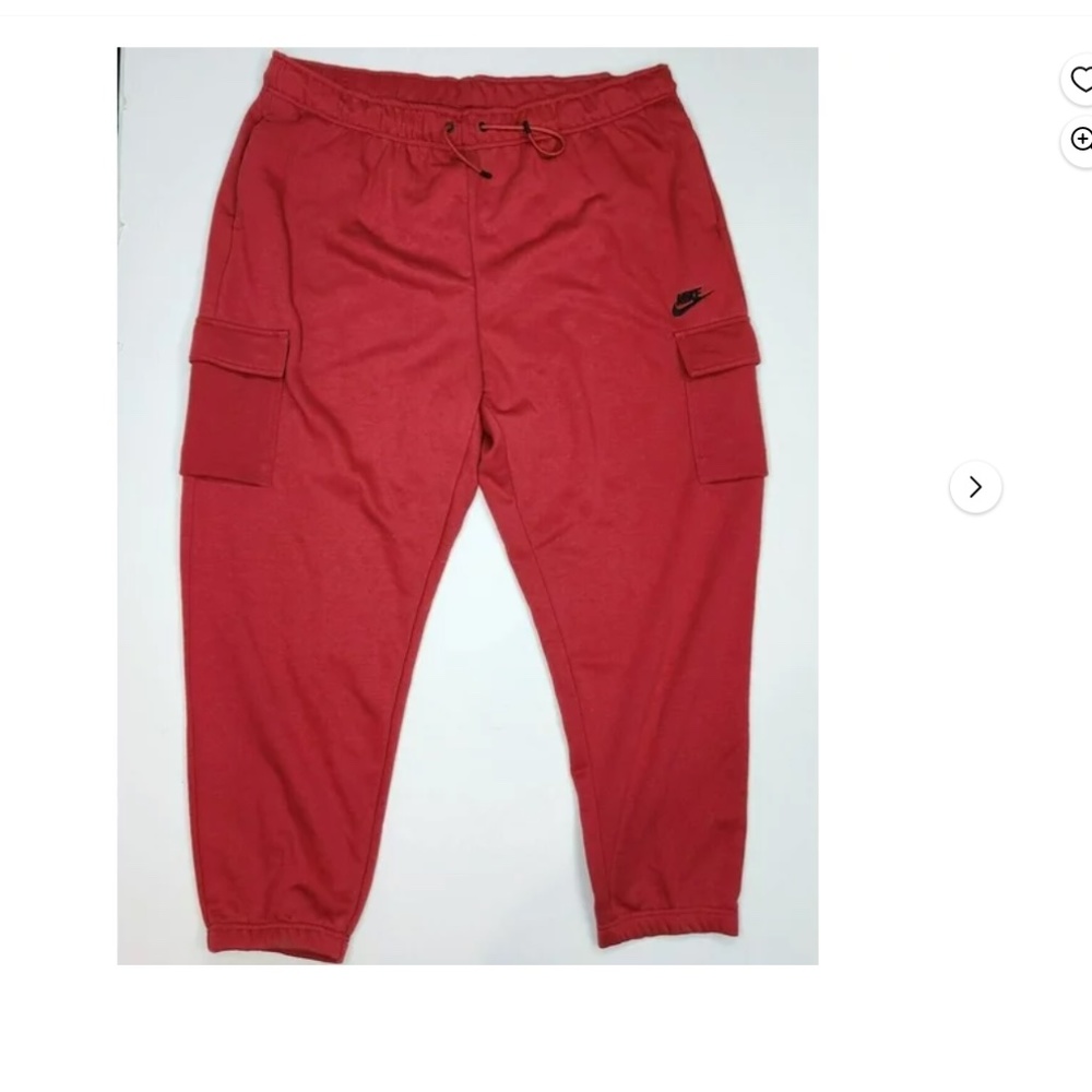 NWT Red Nike Womens Sportswear Essentials Pants Marron DJ6699-690 Plus Size 3X